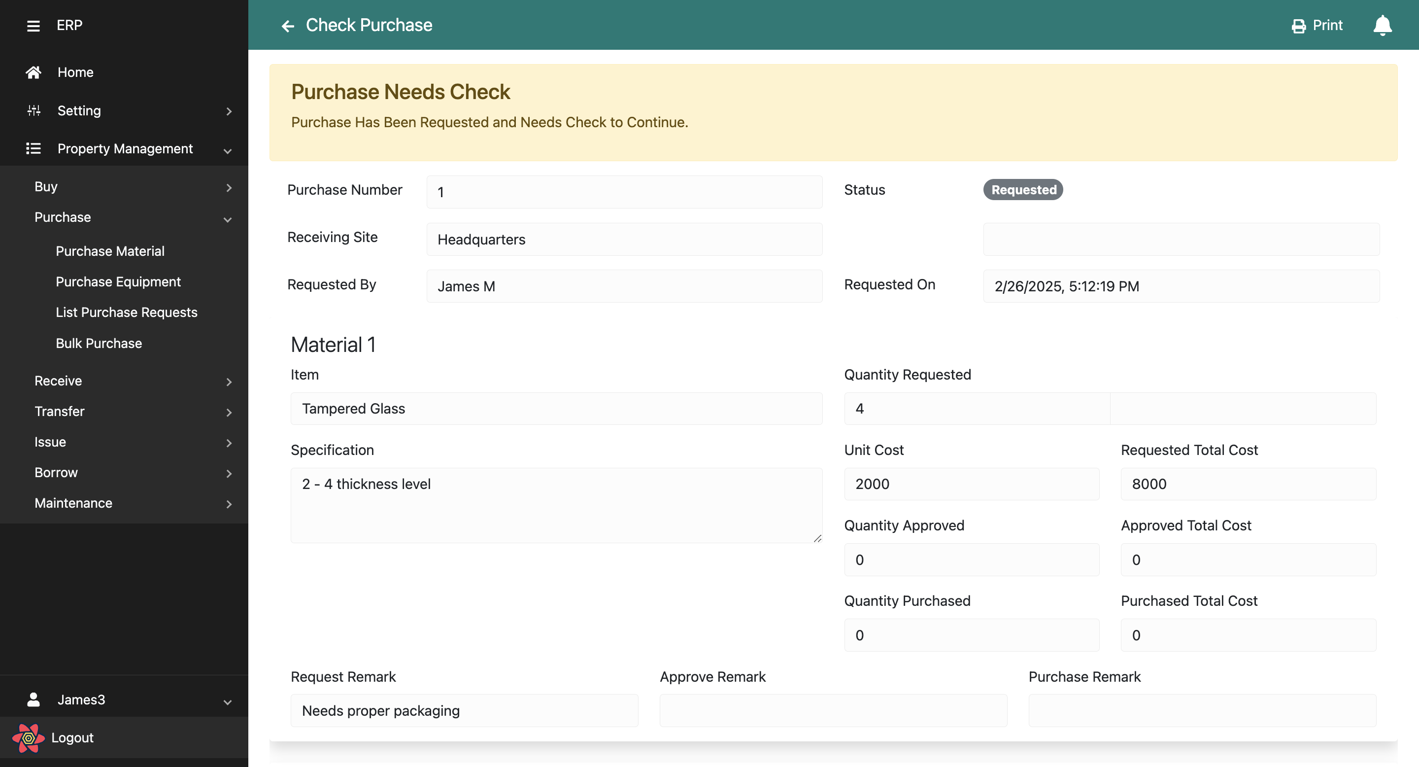 Construction Management System